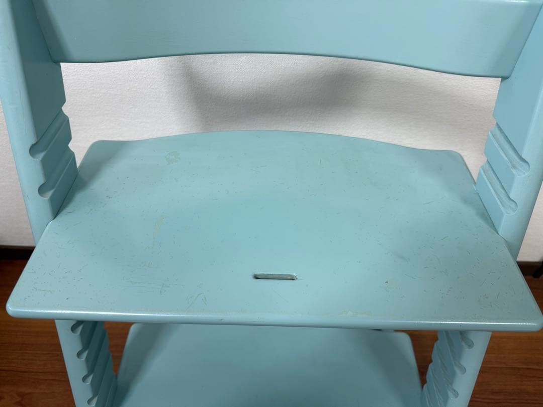 【希少・アクアブルー】stokke ストッケ トリップトラップ　シリアル4