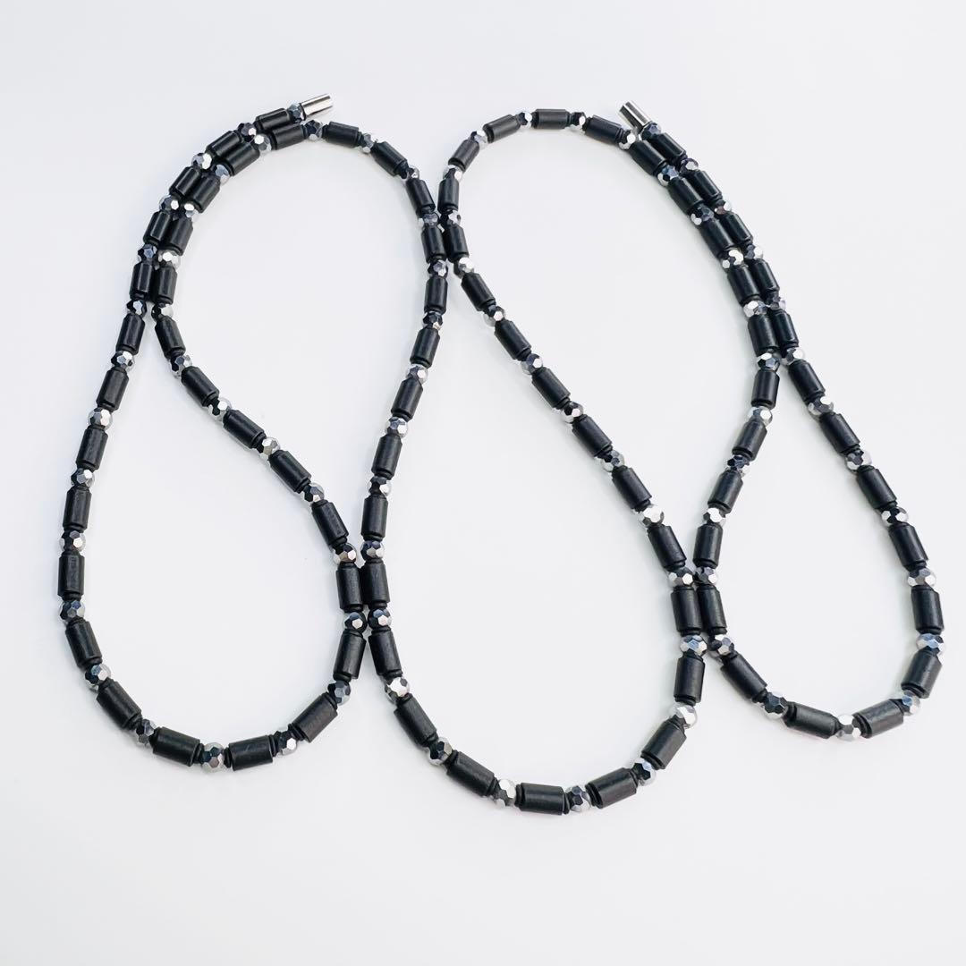 【美品】COREFORCE ループ ブラックスピネル ブレスレット.