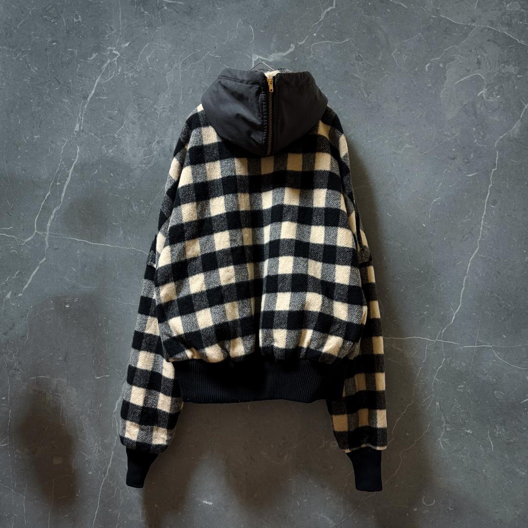 60s-70s TALON リバーシブル ウール×ナイロン ジャケット 42