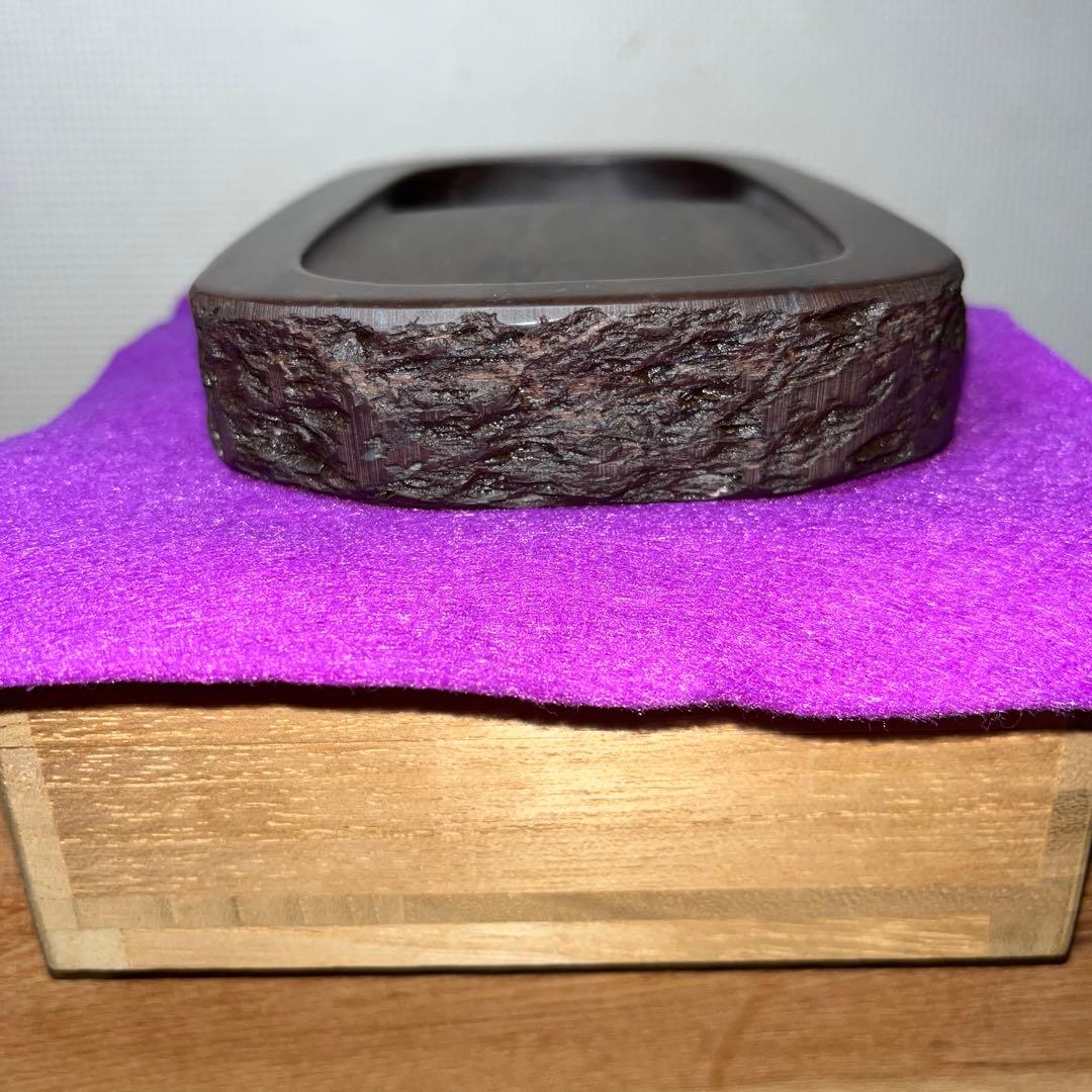 ⭕️赤間紫金硯　新品美品　希少　170cm 自然硯　伝統工藝士　下井昭竜山