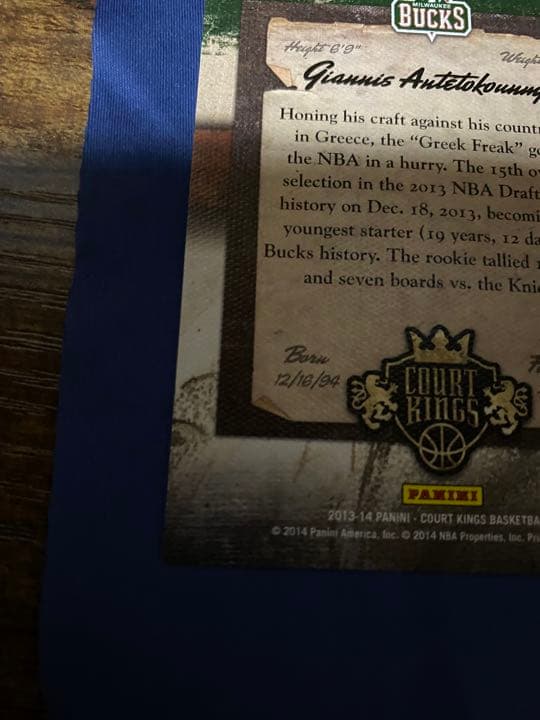 その他 Giannis Antetokounmpo Rookie RC Card