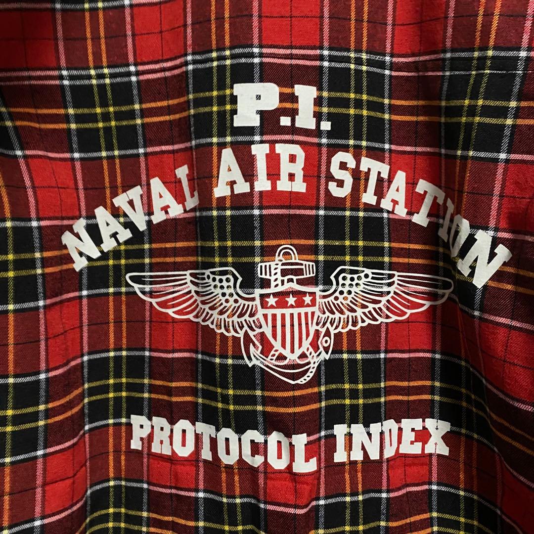 ジャケット・アウター Protocol Index FUR FLANNEL JACKET RED
