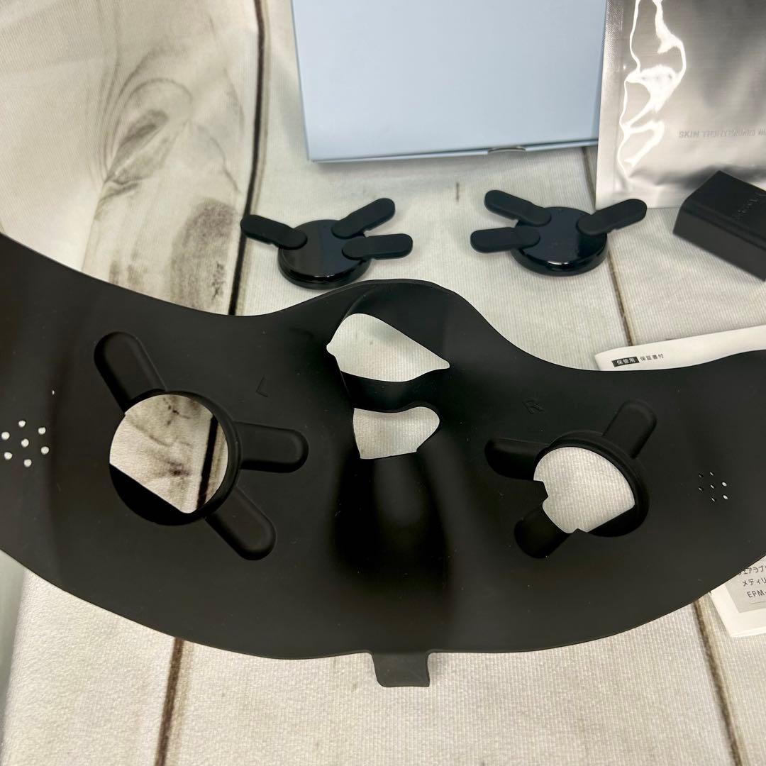 【美品】メディリフトプラス （EPM-18BB） EMSエクササイズマスク