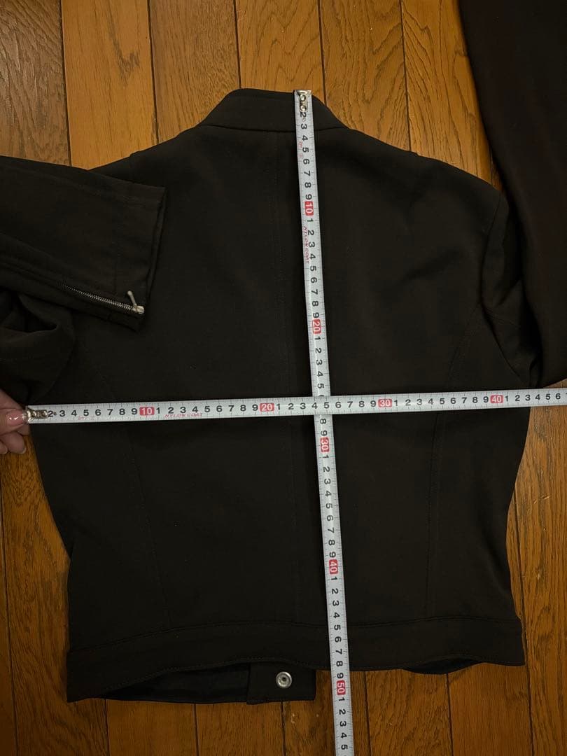 Gucci ブルゾン ストレッチ ショート丈 ダークブラウン 40 M-L