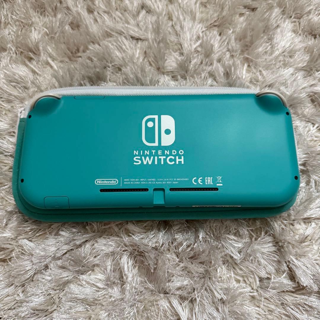 Nintendo Switch Lite ターコイズ 専用ケース付き　ライト