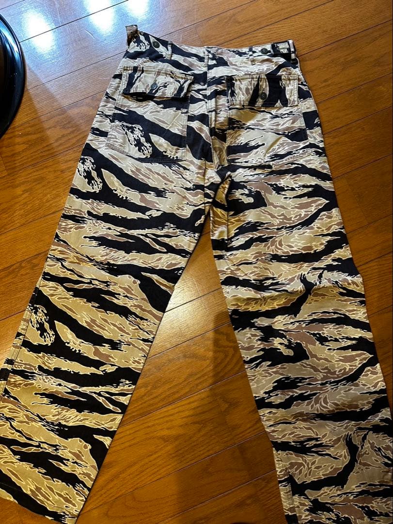 リアルマッコイズ タイガー カモフラージュ パンツ M 迷彩　タイガーカモ
