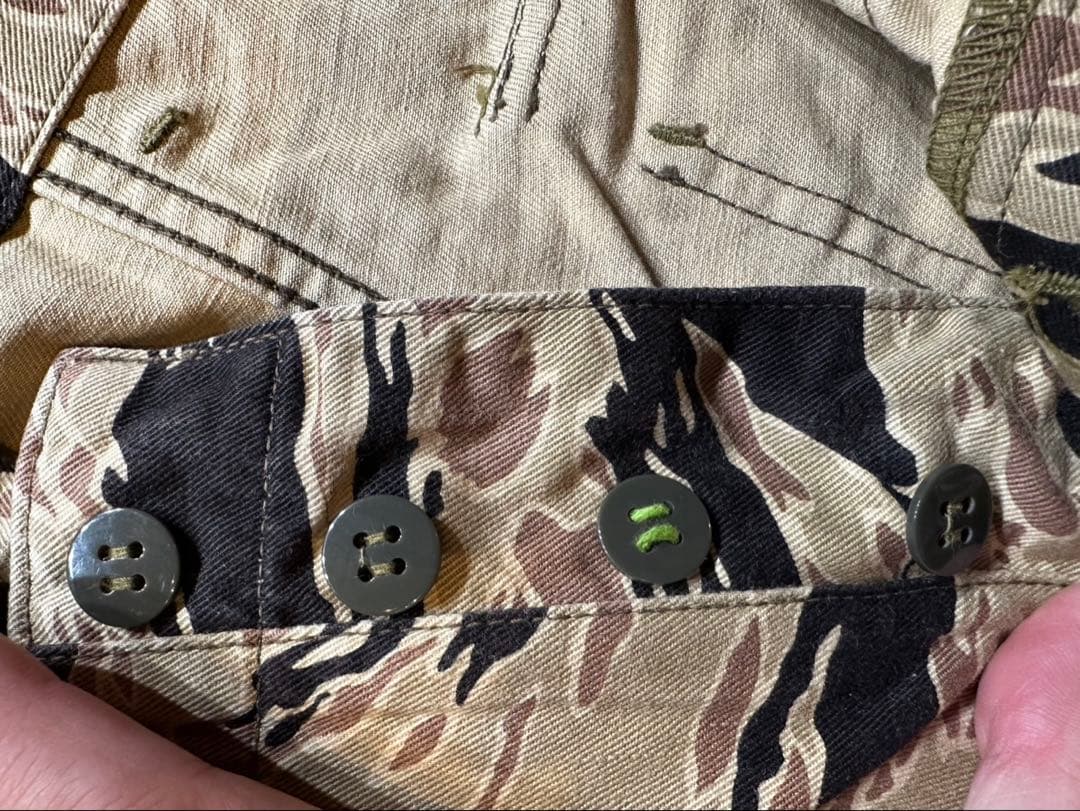 リアルマッコイズ タイガー カモフラージュ パンツ M 迷彩　タイガーカモ