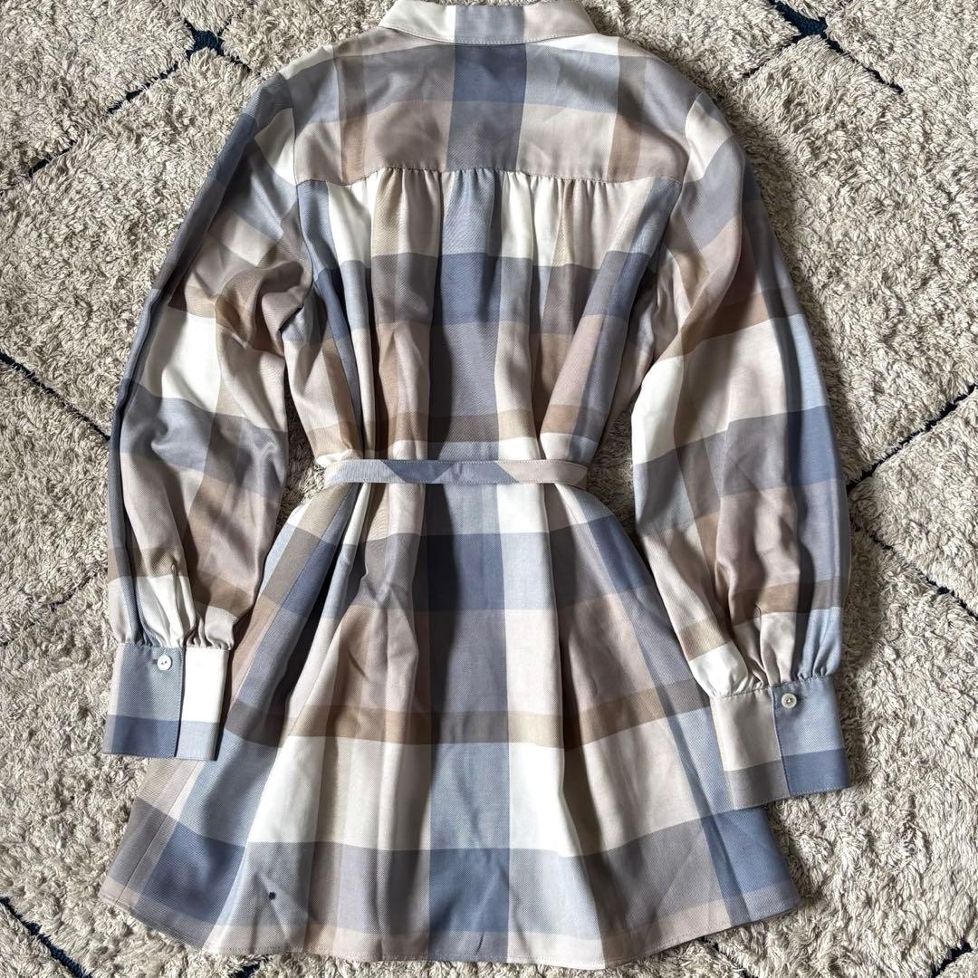 【タグ付き✨】ブルーレーベルクレストブリッジ　3way チュニック　リボン　38