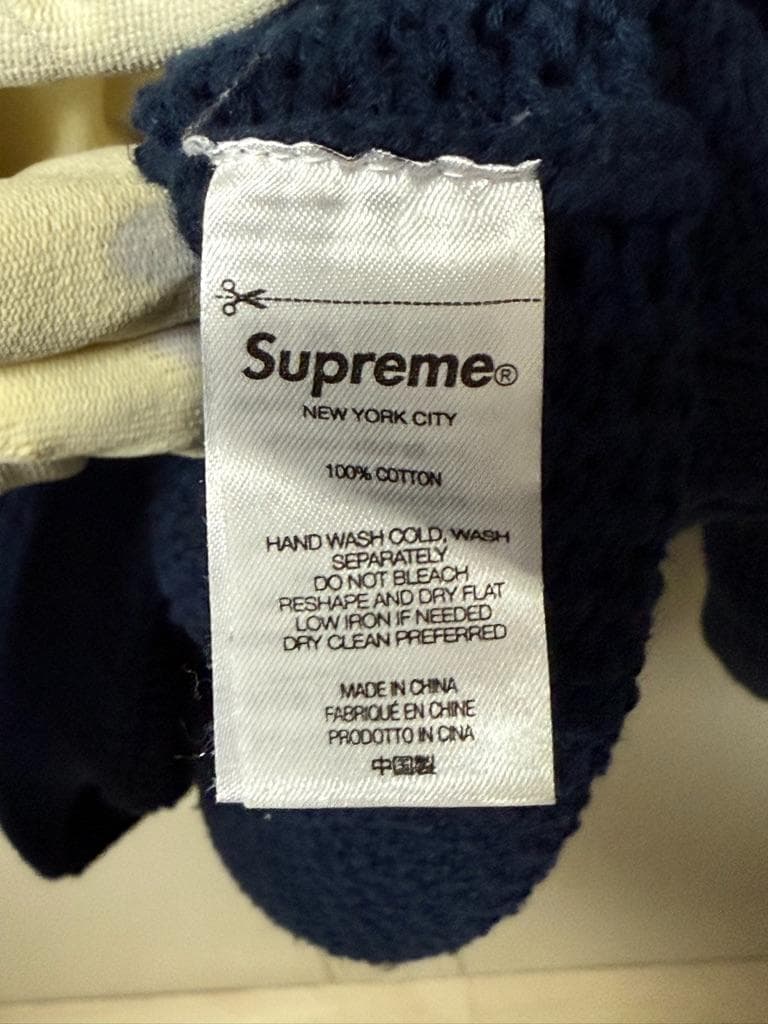 【アッチョンブリケ】Open Knit Small Box Sweater