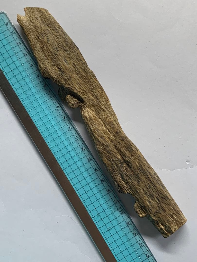 極上緑油伽羅 沈香原木 香木 重さ:37.3g (高ランク本物証明)