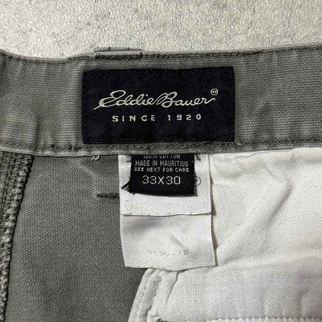 00s エディーバウアー ベイカーパンツ L字ポケット カーキ フェードカラー