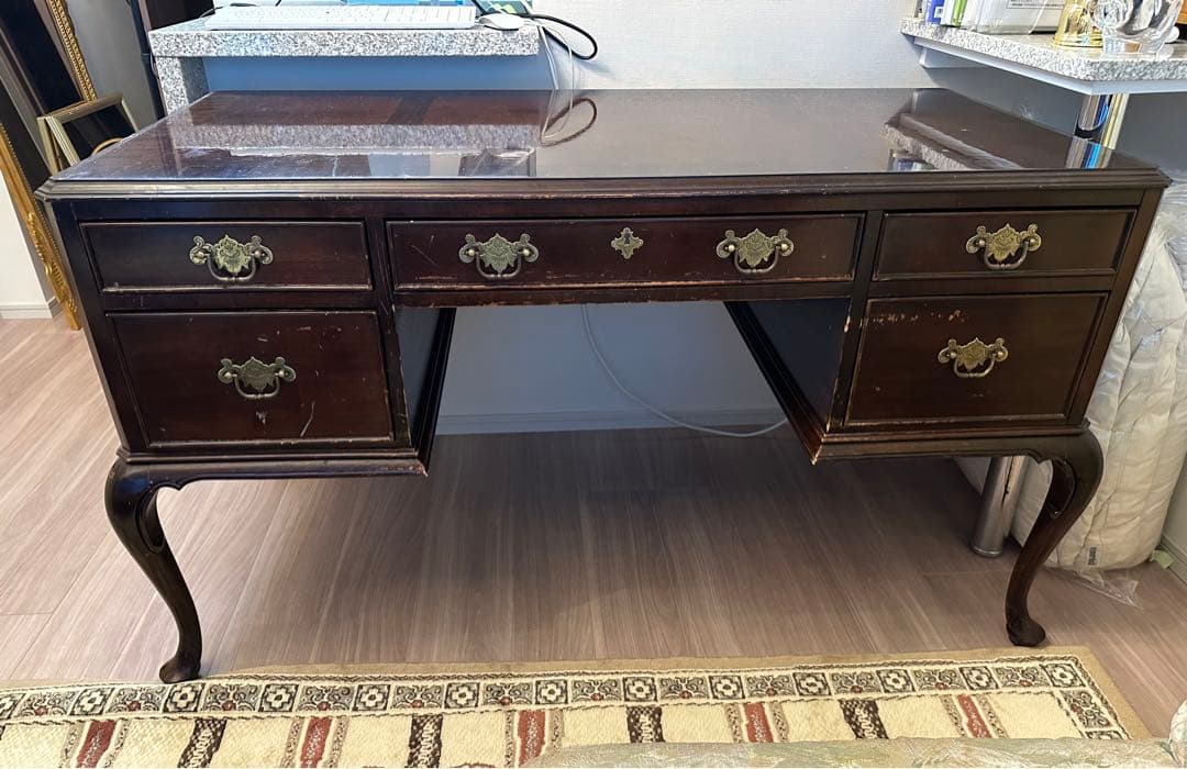 オフィスデスク ヴィンテージ アンティーク ロココ