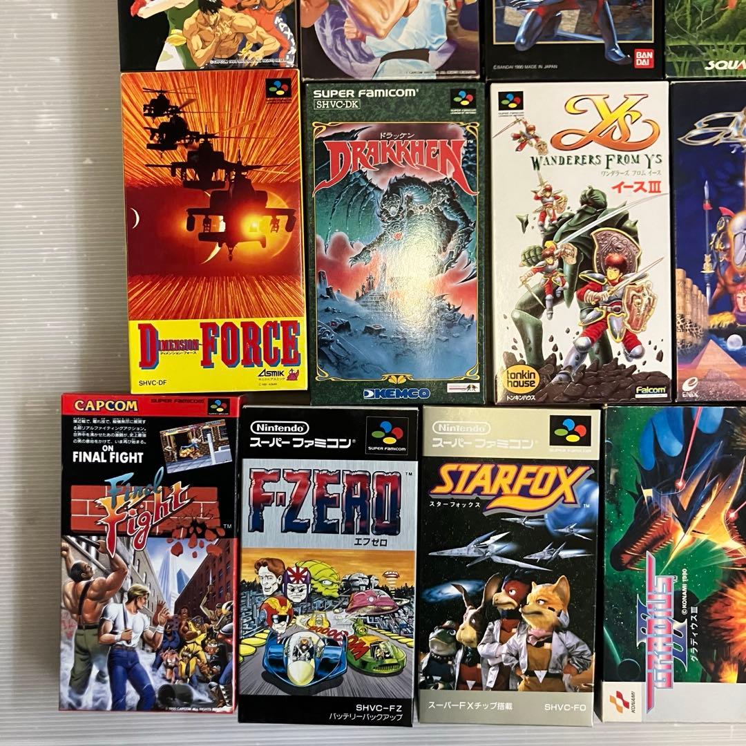 【空箱のみ】 スーパファミコン ソフト 外箱 まとめ売り 25箱