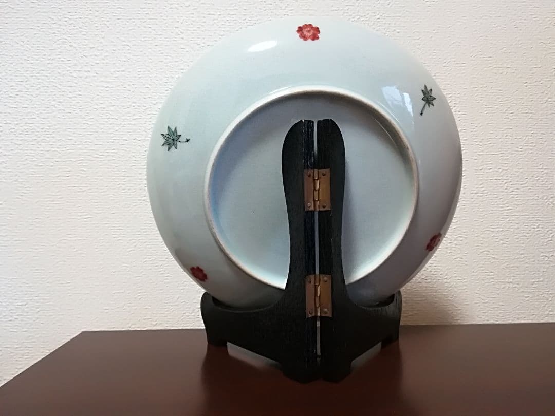 ⭐江戸時代 鍋島藩 御窯絵師 今泉今右衛門の優品 染付色絵磁器 美人図皿 骨董品