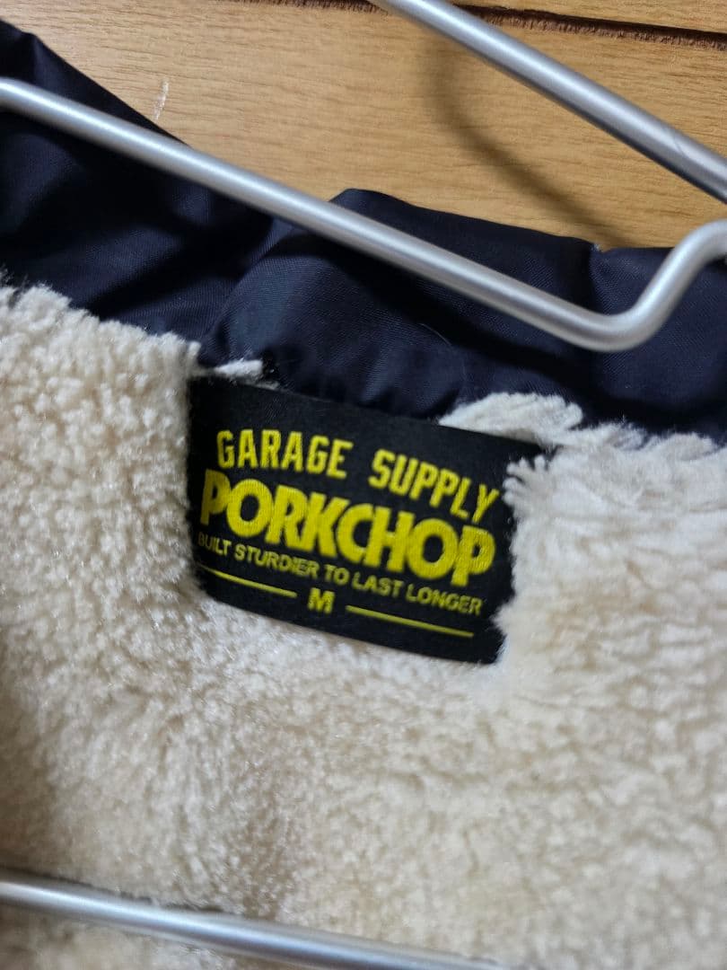 PORKCHOP ボア裏地 ナイロンジャケット M