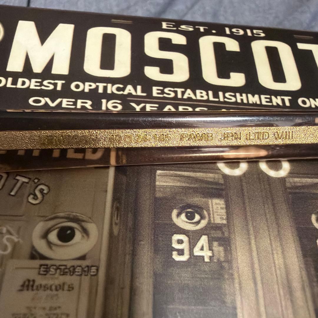 日本限定 モスコット レムトッシュ 49 MOSCOT LEMTOSH ピンク