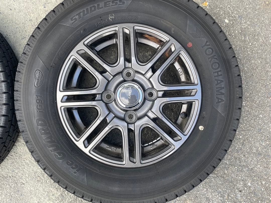 ☆スタッドレスタイヤ　145/80R12 2022年製　4本セット☆