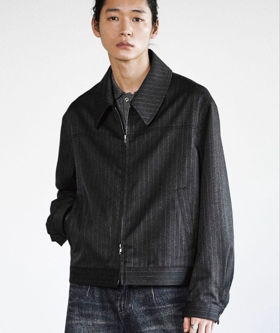 TECH WOOL GABARDINE ZIP BLOUSON Mサイズ