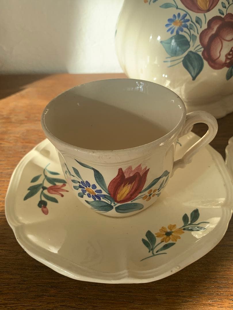 サルグミンヌ　ポット　蚤の市　ブロカント　3点セット