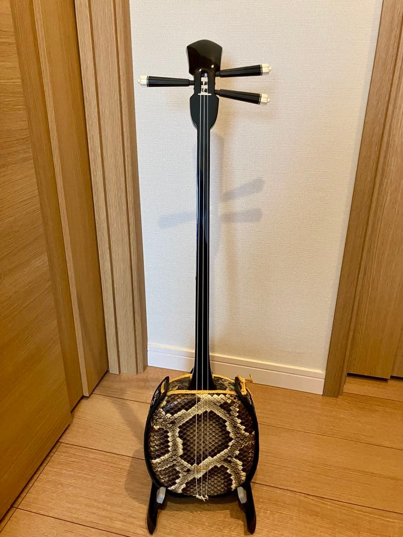 ゴーヤー　三線 八重山黒木 盛嶋開鐘タイプ