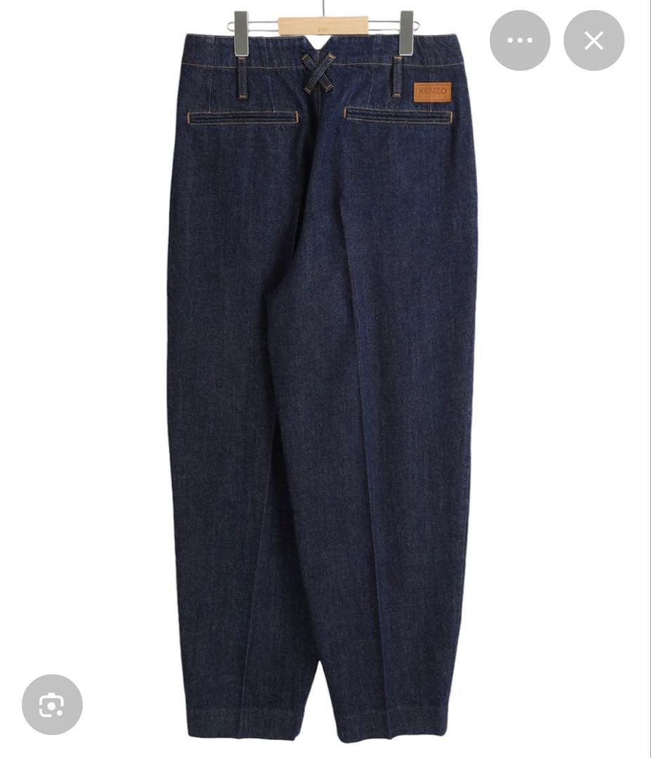 KENZO SCHOOLBOY FIT JEANS タックワイドデニム