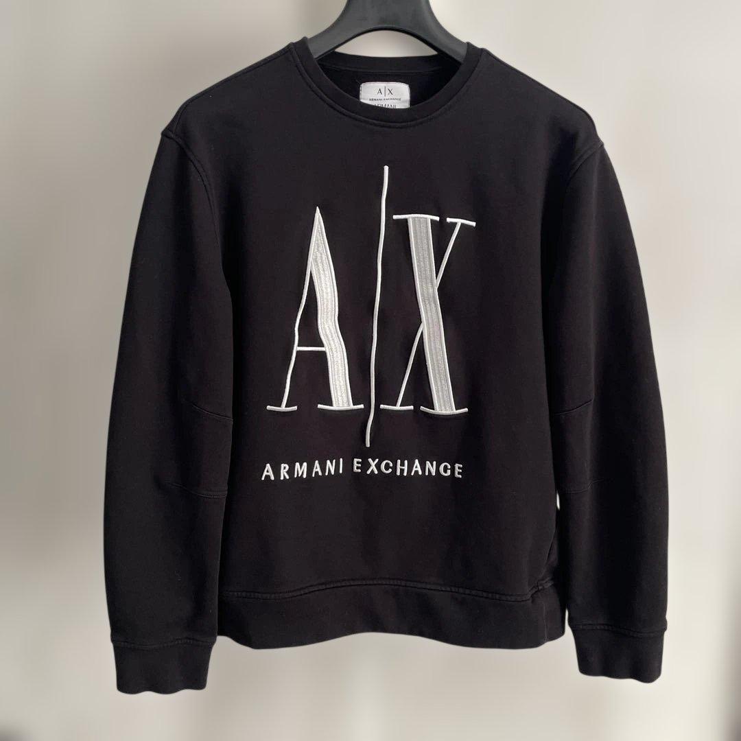 ARMANI EXCHANGE ビッグロゴスウェット XLサイズ刺繍