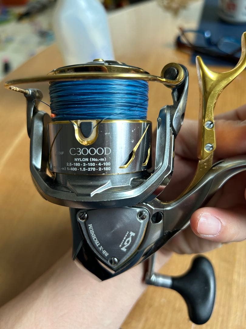 シマノBB-X テクニウムC3000DXG S 右ハンドル レバーブレーキリール