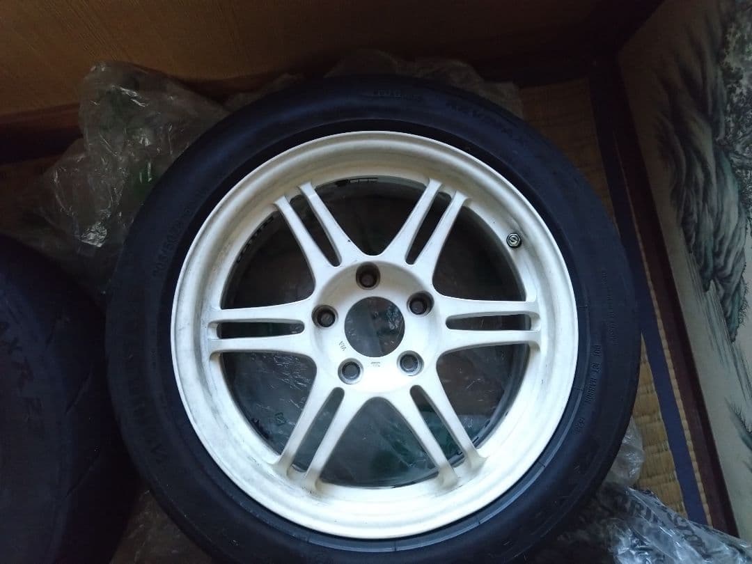 鍛栄舎16インチ ホイールセット シバタイヤ２８０ タイヤ付き