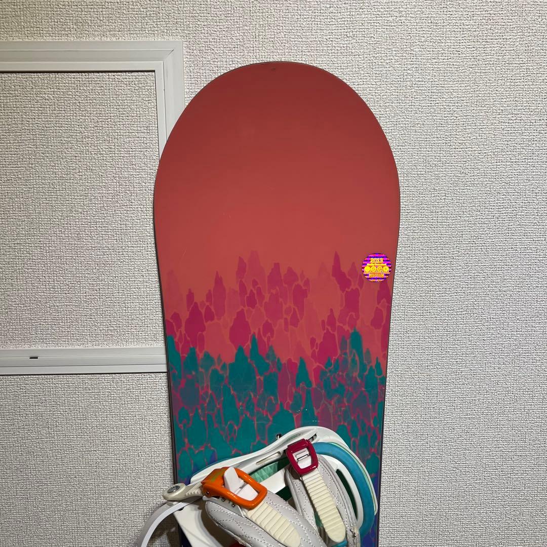 BURTON FEATHER 140cm UNION ROSA バインディング