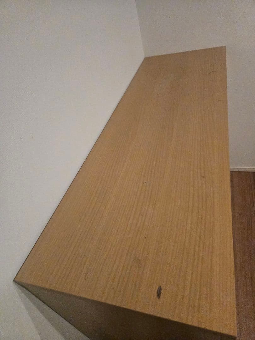 無印良品　オーク材4段ローチェスト