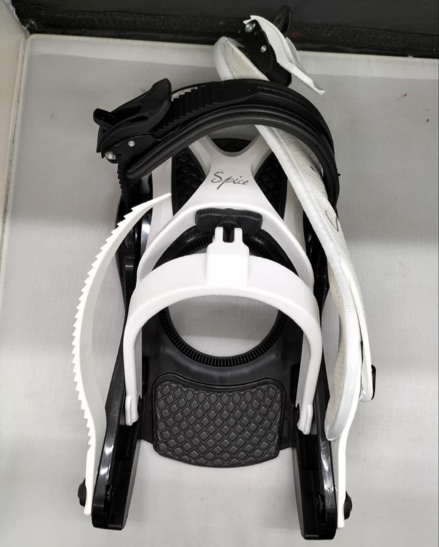 未使用 spice スノーボード バインディング MLサイズ ブラック ホワイト