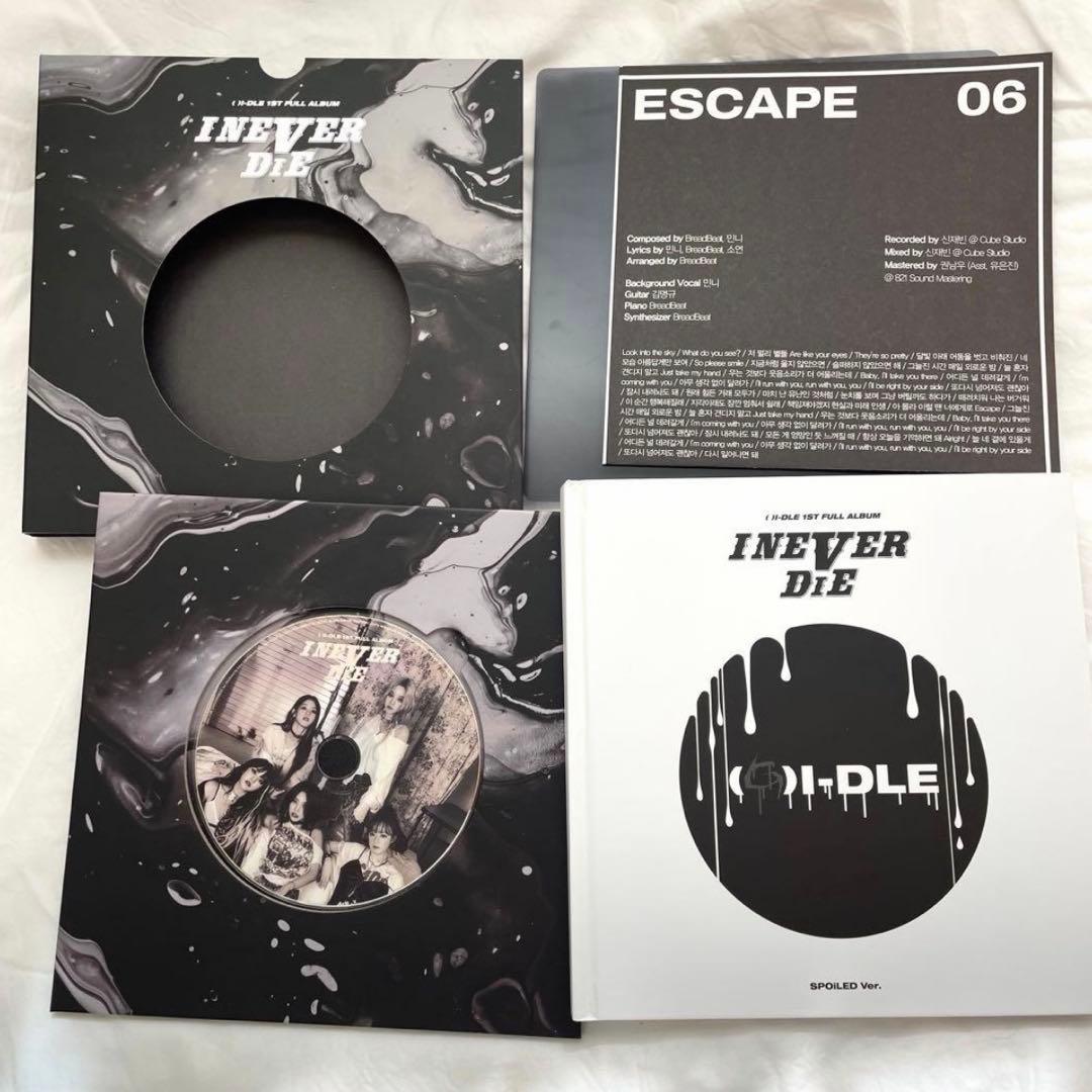 I-DLE I NEVER DIE アルバム ランダムトレカ付き　アイドゥル