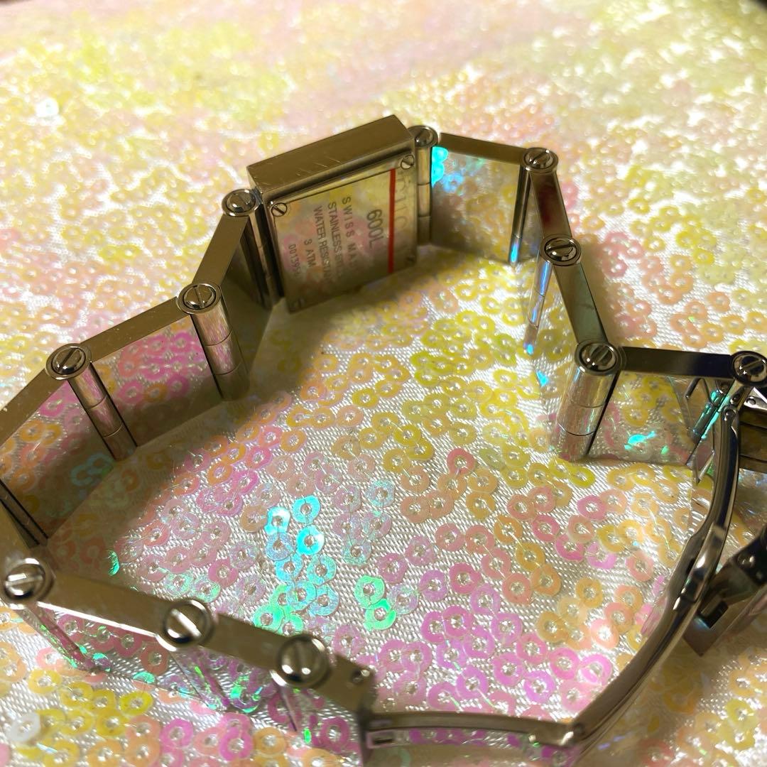 美品　グッチ　600L ブラック　シルバーカラー