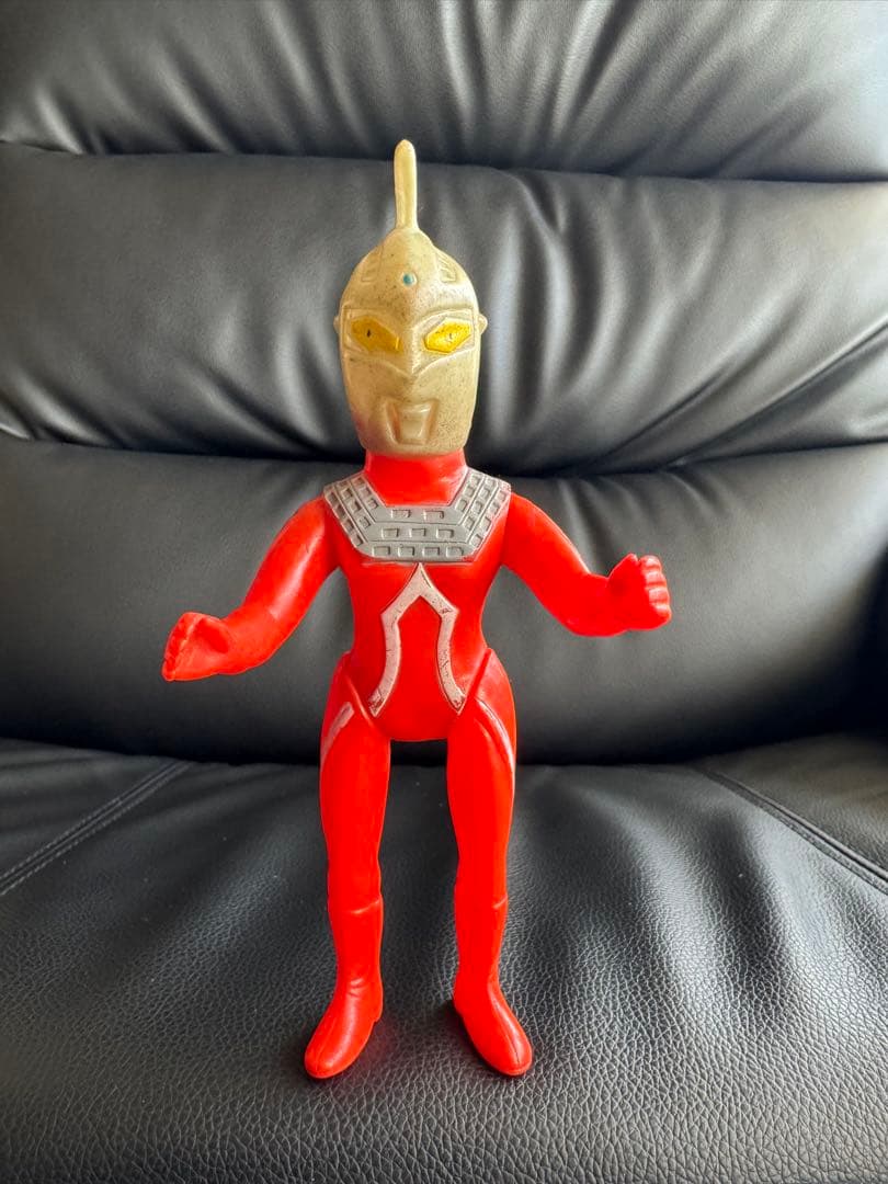 【ブルマァク初期セブン】昭和当時物 ウルトラセブン 顔グレー成形 入手困難