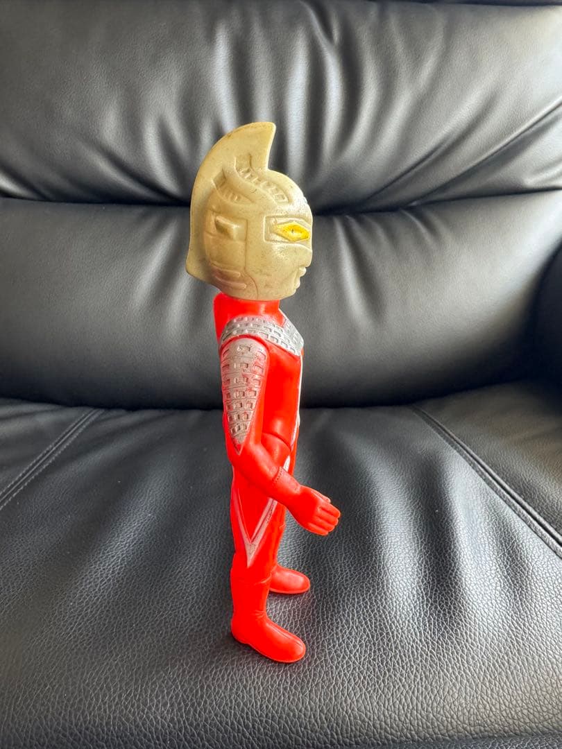 【ブルマァク初期セブン】昭和当時物 ウルトラセブン 顔グレー成形 入手困難