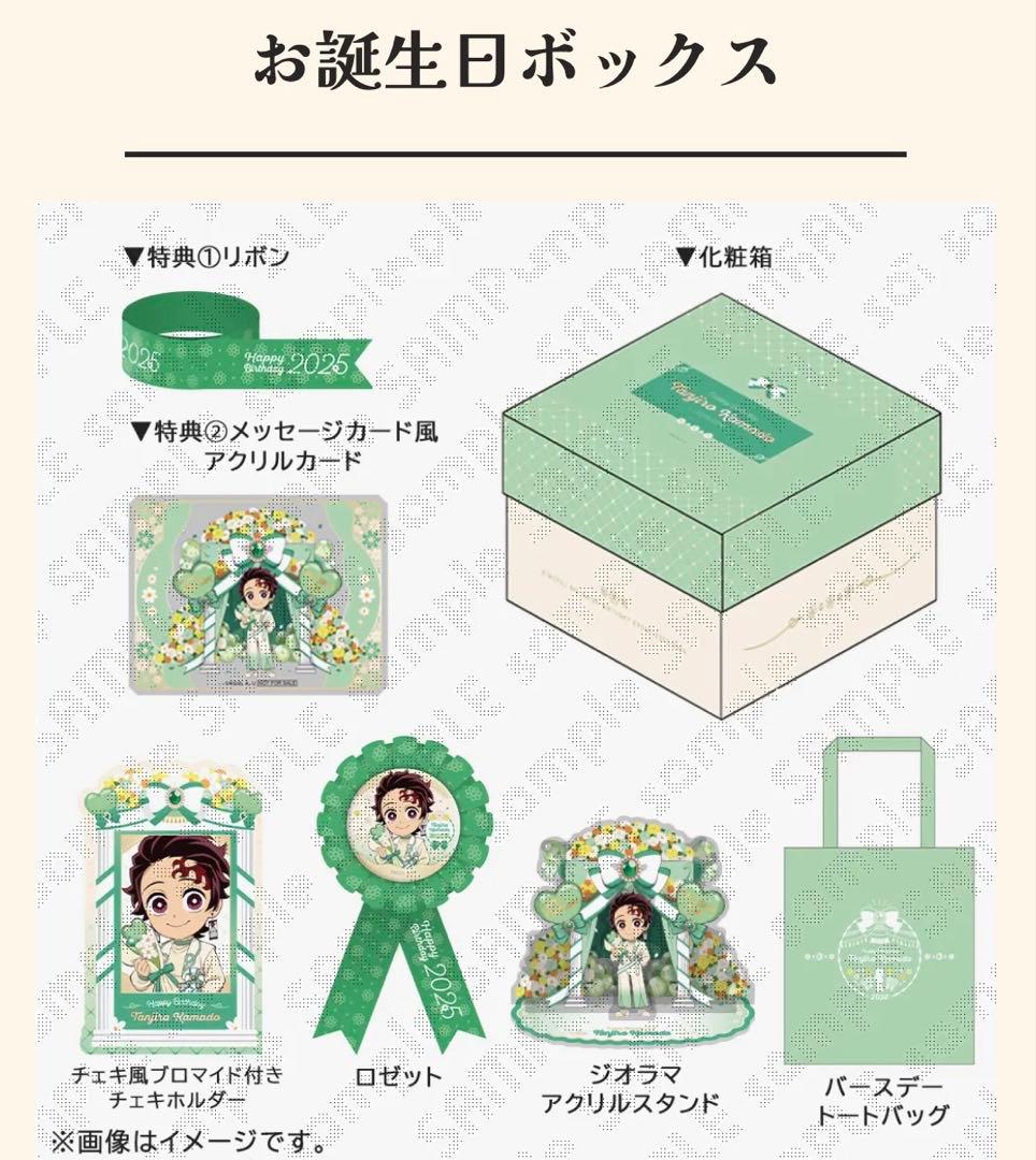 竈門炭治郎　お誕生日ボックス 2025年