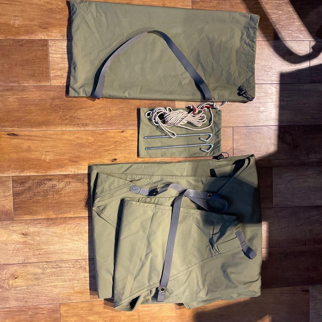 熱田野営具　シルス280TC フロントフラップ（アッシュ・オリーブ）