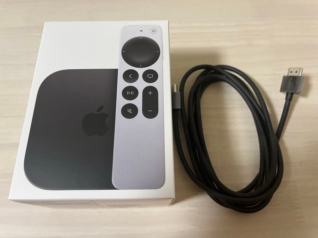 AppleTV 4K 第3世代 64GB Wi-Fiモデル＋HDMIケーブル