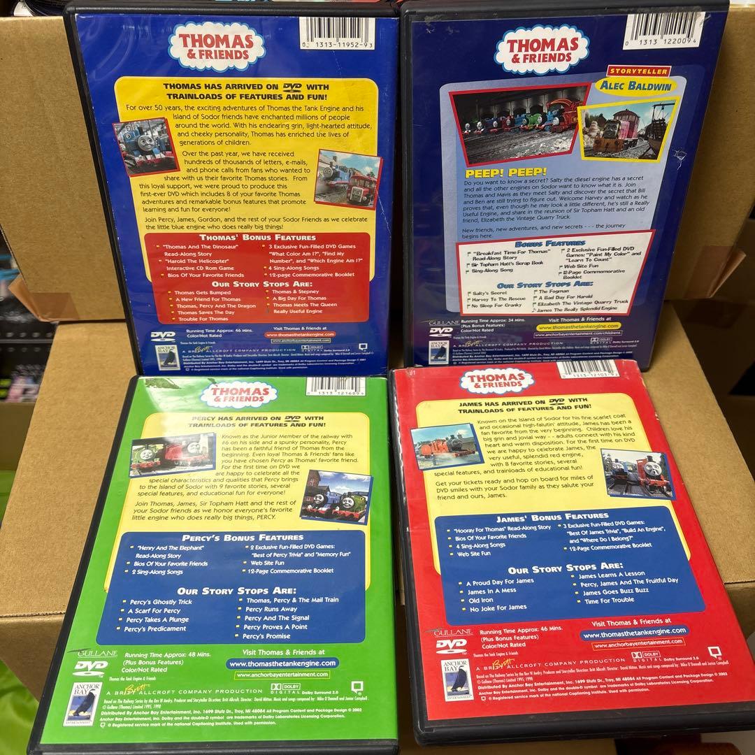 Thomas & Friends DVD 海外版 4点セット