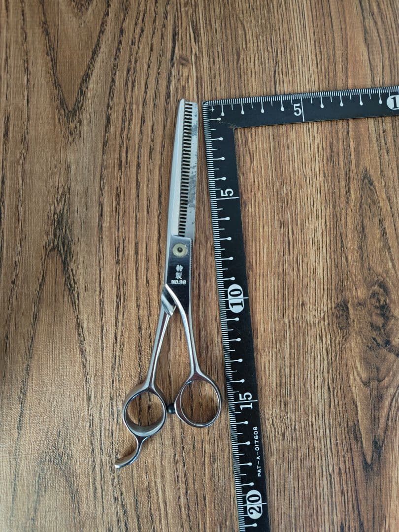 理容　ハサミ　O・K　セニング鋏　38目〈中古品〉別メーカー箱あり