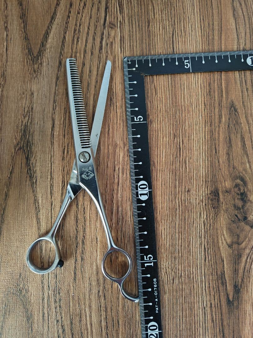理容　ハサミ　O・K　セニング鋏　38目〈中古品〉別メーカー箱あり