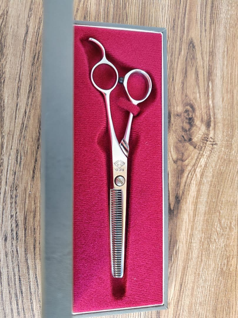 理容　ハサミ　O・K　セニング鋏　38目〈中古品〉別メーカー箱あり