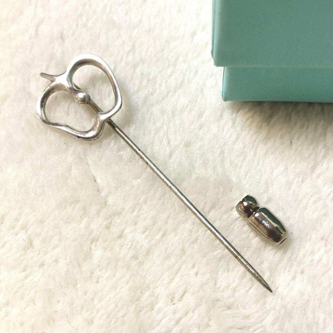 TIFFANY ティファニー オープンアップル ピンブローチ プローチ 刻印