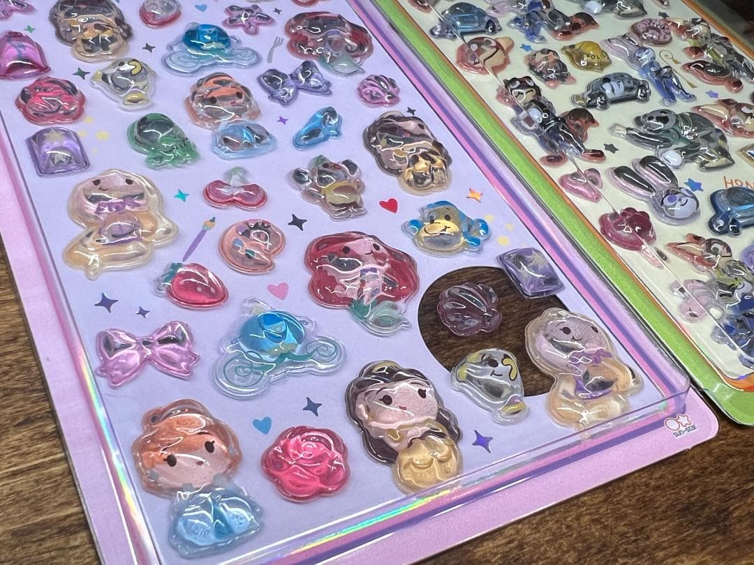 迅速発送　正規　ボンボンドロップシール　ディズニープリンセス ズートピア　セット