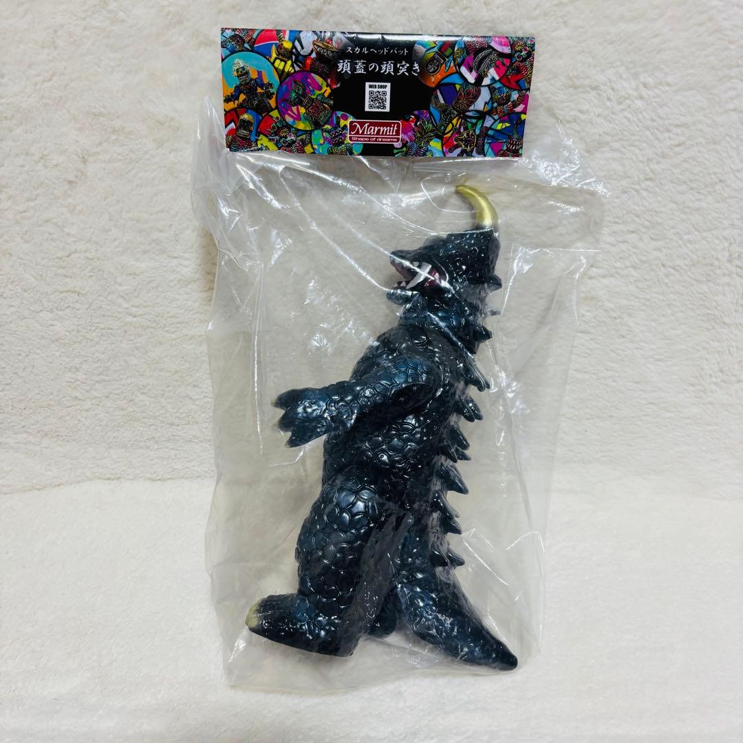 【未開封】マーミット ソフビ スカルヘッドバッド ニセザゴラ 黒成型