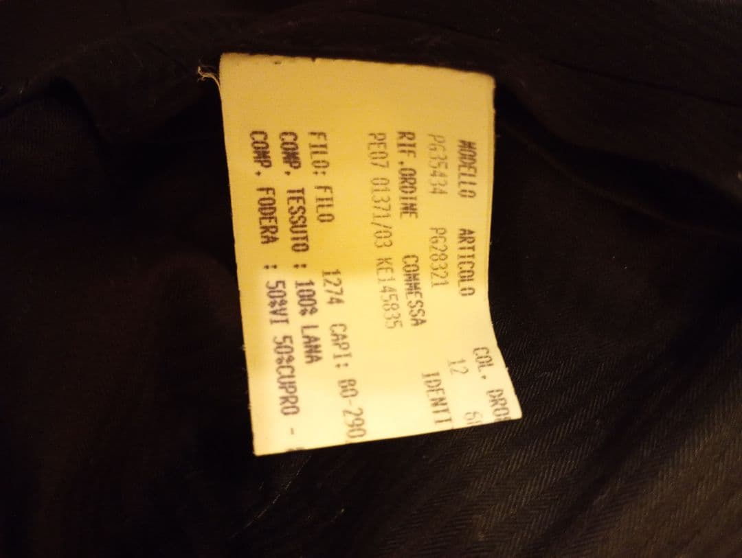 【1/10まで最終値下げ】LARDINI ウールスーツ ブラック 46