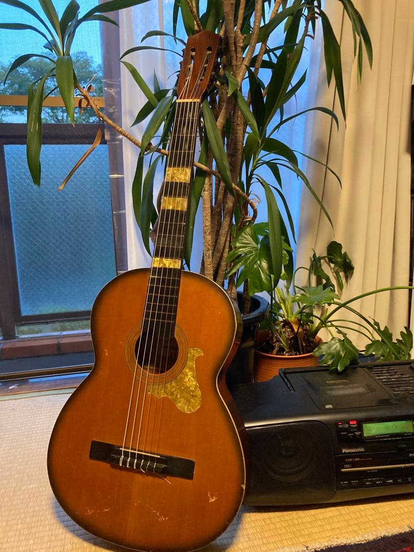 PIASTERE GUITER No.354 総単板？クラシックギター 50年代