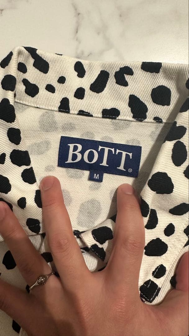 BOTT デニムジャケット アニマル柄ジャケット ブルゾン