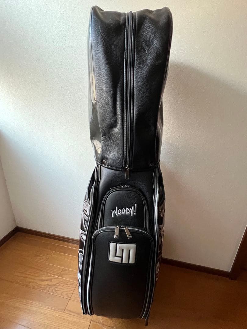 ラウドマウスシャガデリックシルバー刺繍柄ゴルフバッグ