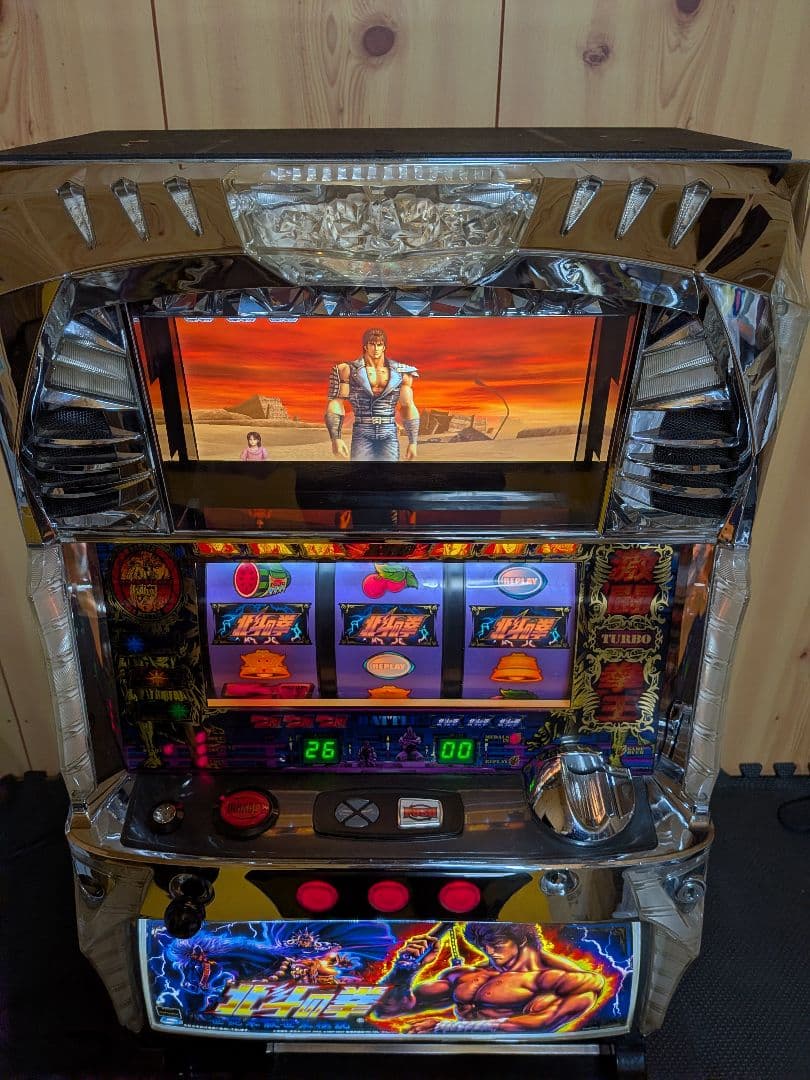 ⚡️スロ実機 北斗の拳世紀末救世主伝説 たのメル便発送 キャパシタ電池交換済